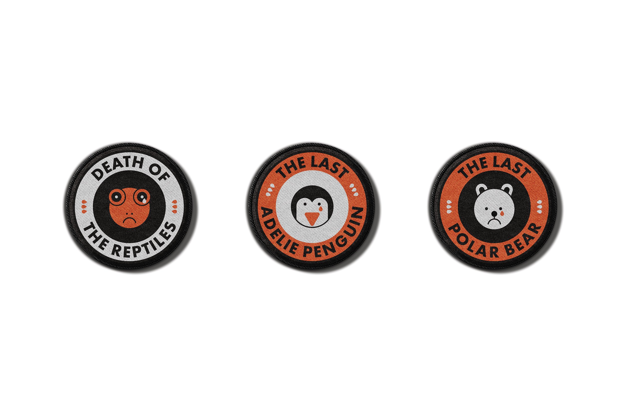 Patch collection imagines the impact of a 3c hotter future on animal species