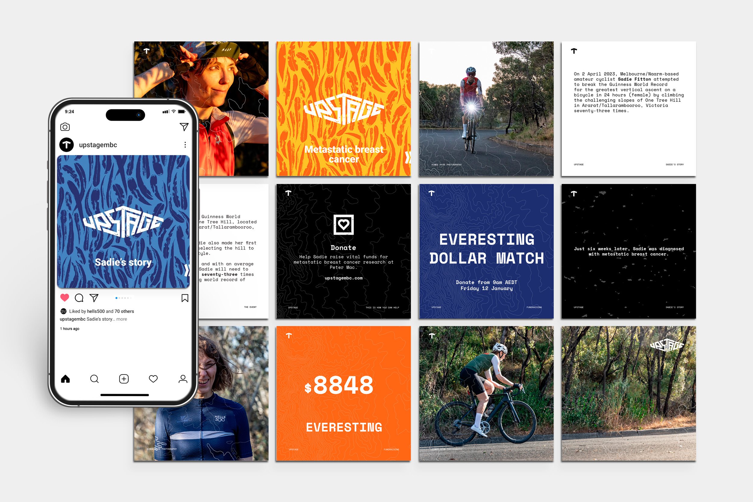 Social media grid