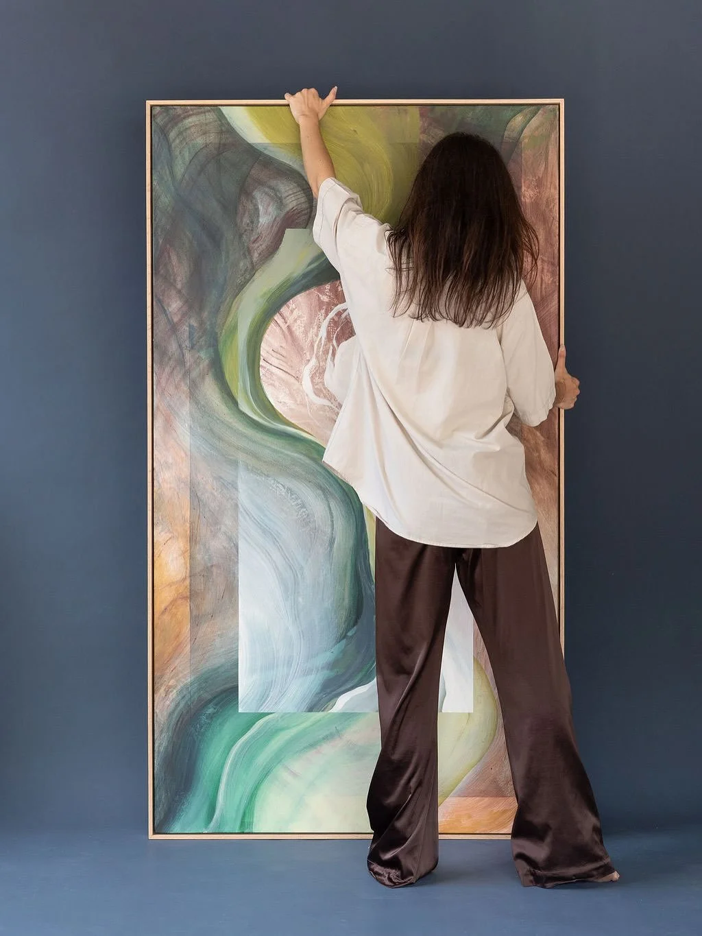 Introducing &lsquo;Smokey Mirrors&rsquo;. 
New Collection Preview has been emailed 💌

There are 3 works available to purchase directly from the catalogue. These are being exhibited at the Here &amp; Now Exhibition at Wentworth Gallery Brisbane from 