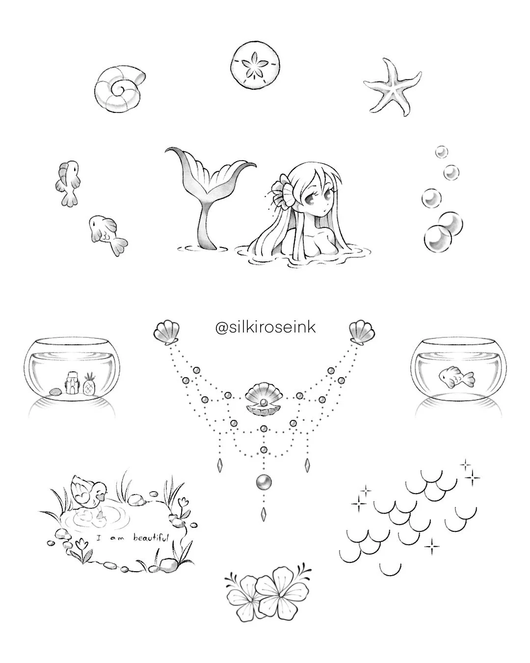 mermaid-ocean-fineline-flash-tattoo-sheet-soho-nyc.jpeg