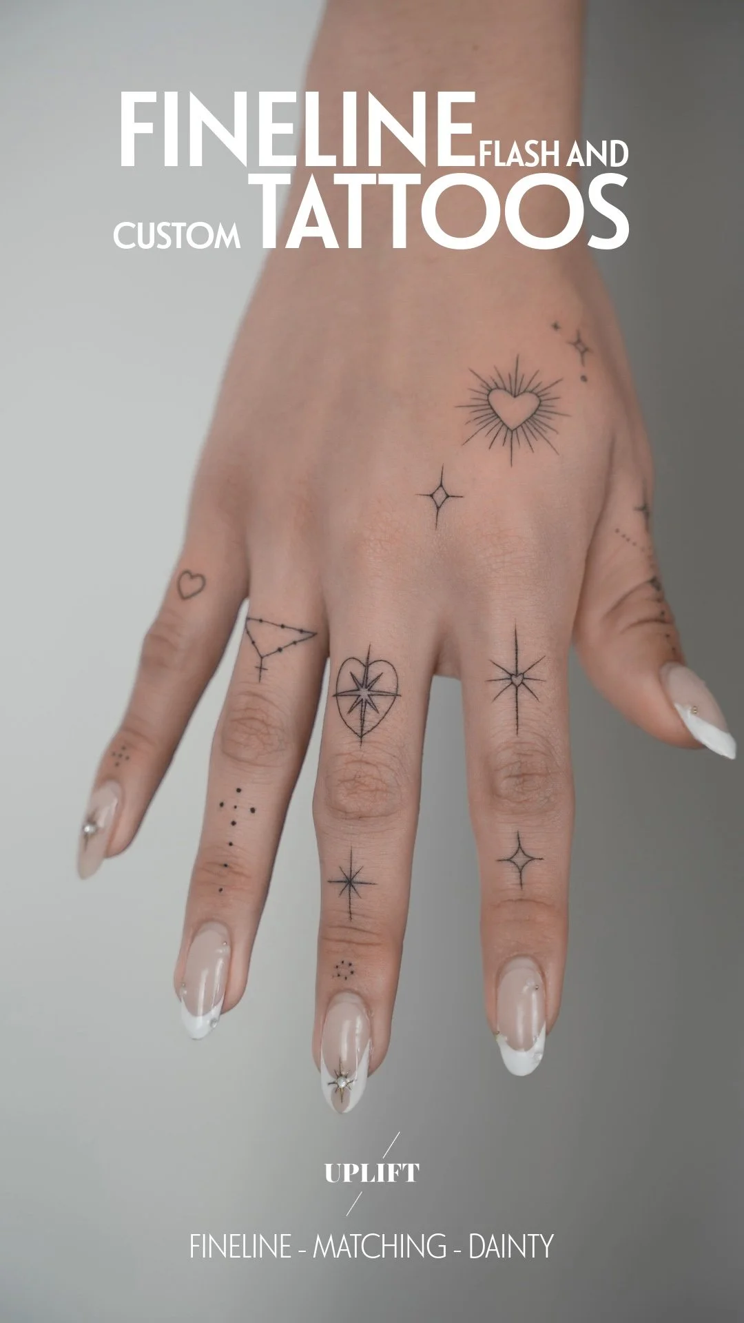 Fineline hand and decorative tattoos in New York City