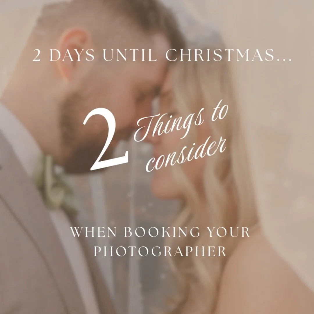 Choosing your photographer is picking who you want around you during the majority of your day and deciding who to trust to capture memories that generations will look back on.

It's a huge decision so you have to make sure you're asking the right que