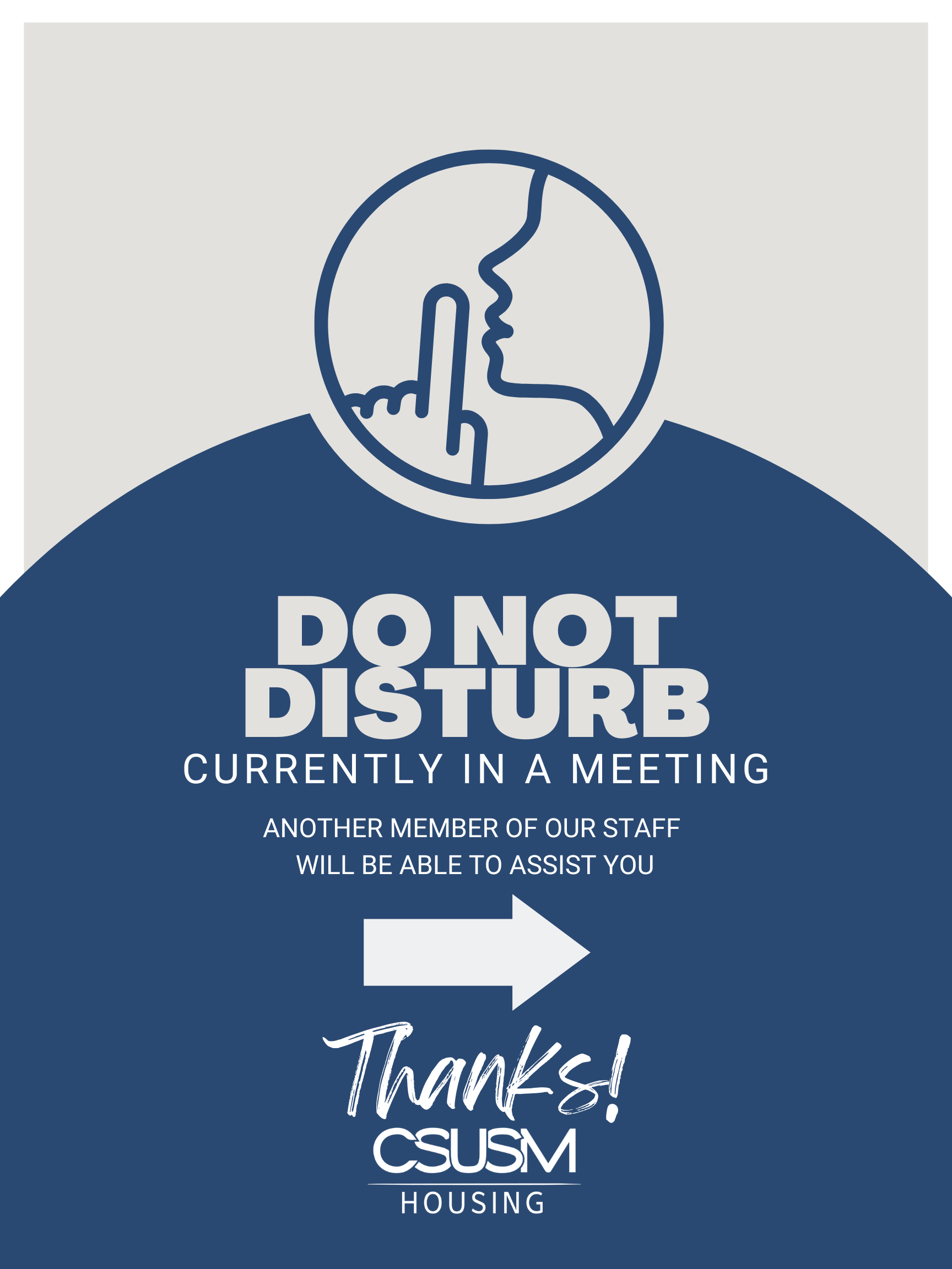 Do Not Disturb Sign