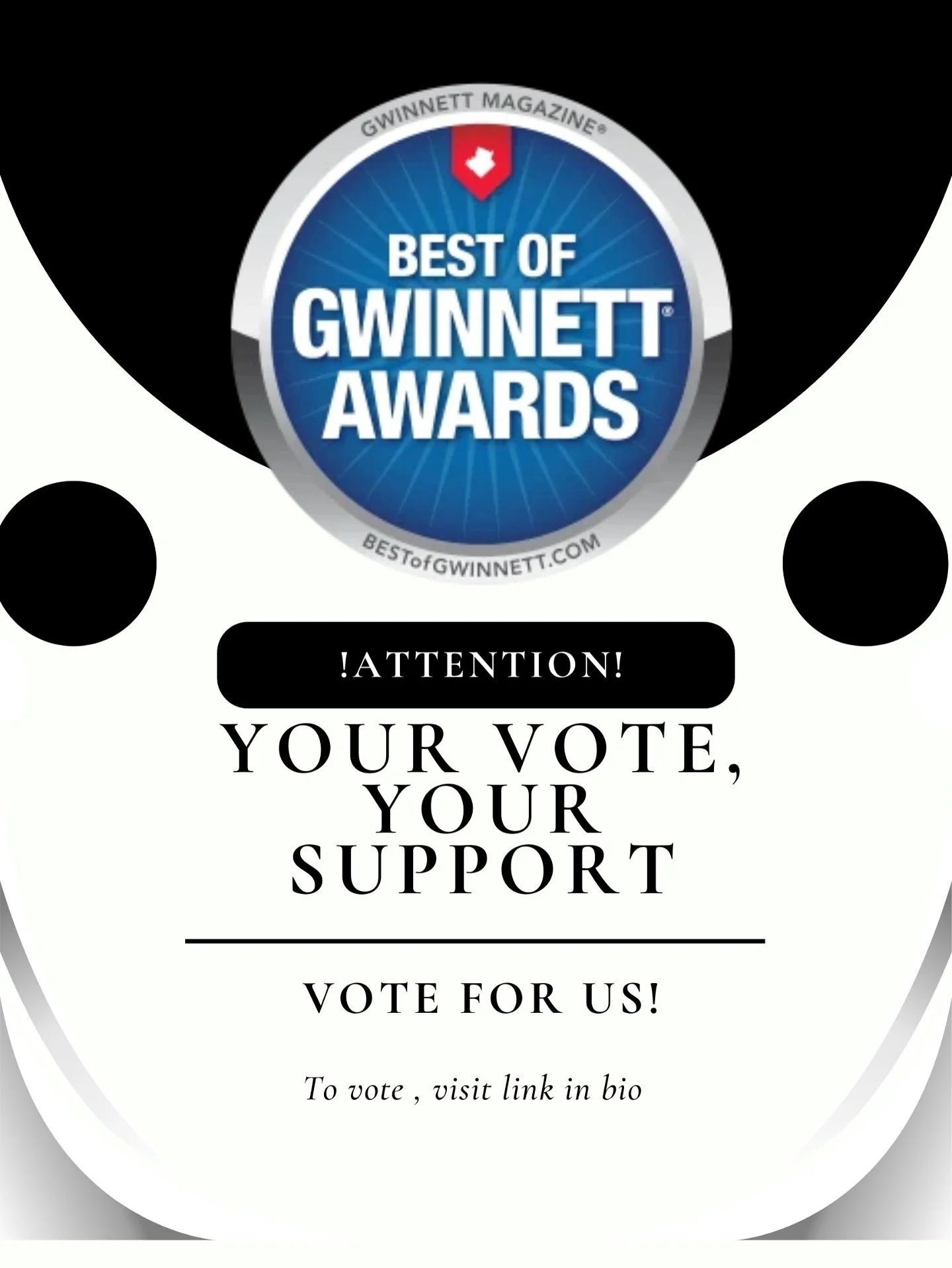 We Want Your Vote! 🗳️ We&rsquo;re nominees for Gwinnett Best 2025! Your vote means the world&mdash;if you believe in luxury, creativity, and all things beautiful, vote Ladi Jai Luxury Salon. Link in bio! ✨