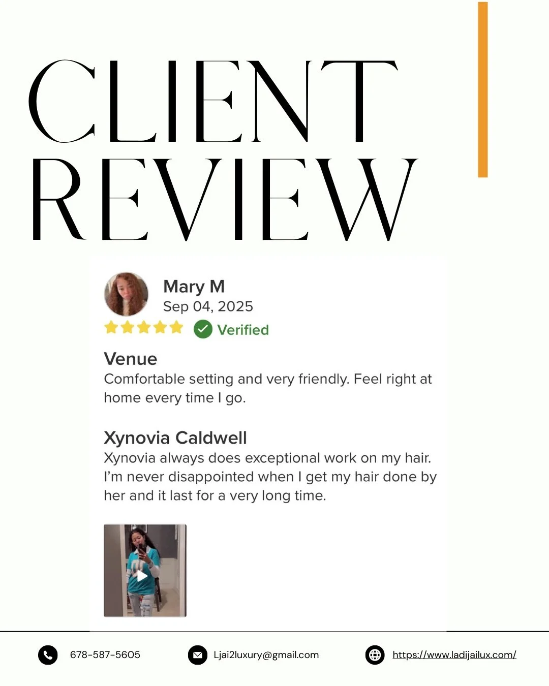 We are happy that you felt right at home with us! Come back soon! #atlsalons #hairsalon #review