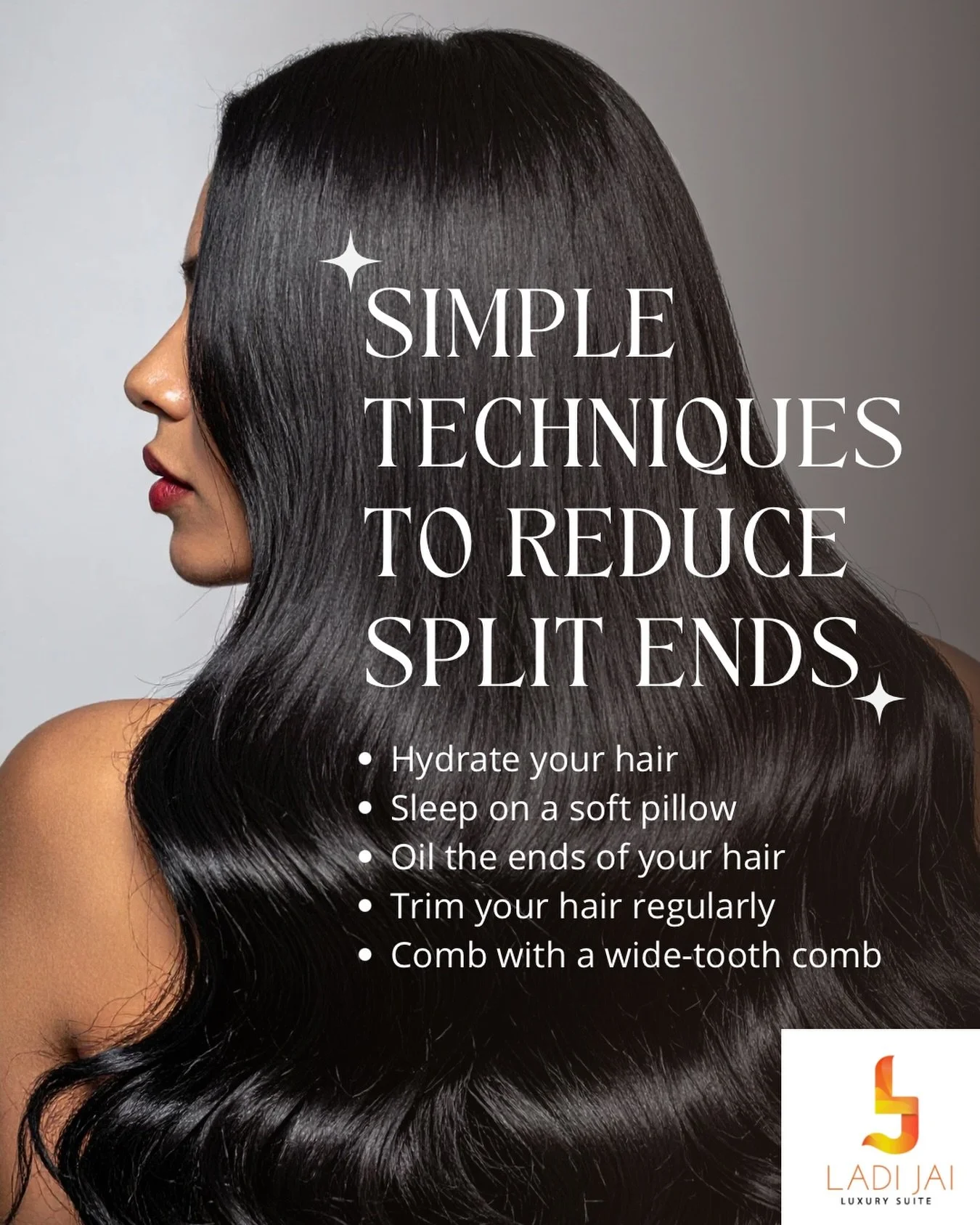 Preventing split ends because you like your hair attached, not divided 😌✂️✨
#splitends #haircaire #hairtips