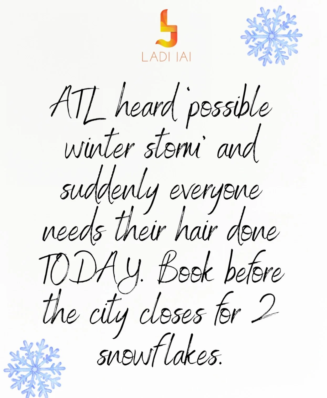 We know once Atlanta weather gets dramatic, appointment slots disappear fast. If you&rsquo;ve been thinking about booking, now&rsquo;s the time before the rush (and potential closures)
#atlanta #gwinnethairstylist #ʙᴏᴏᴋɴᴏᴡ