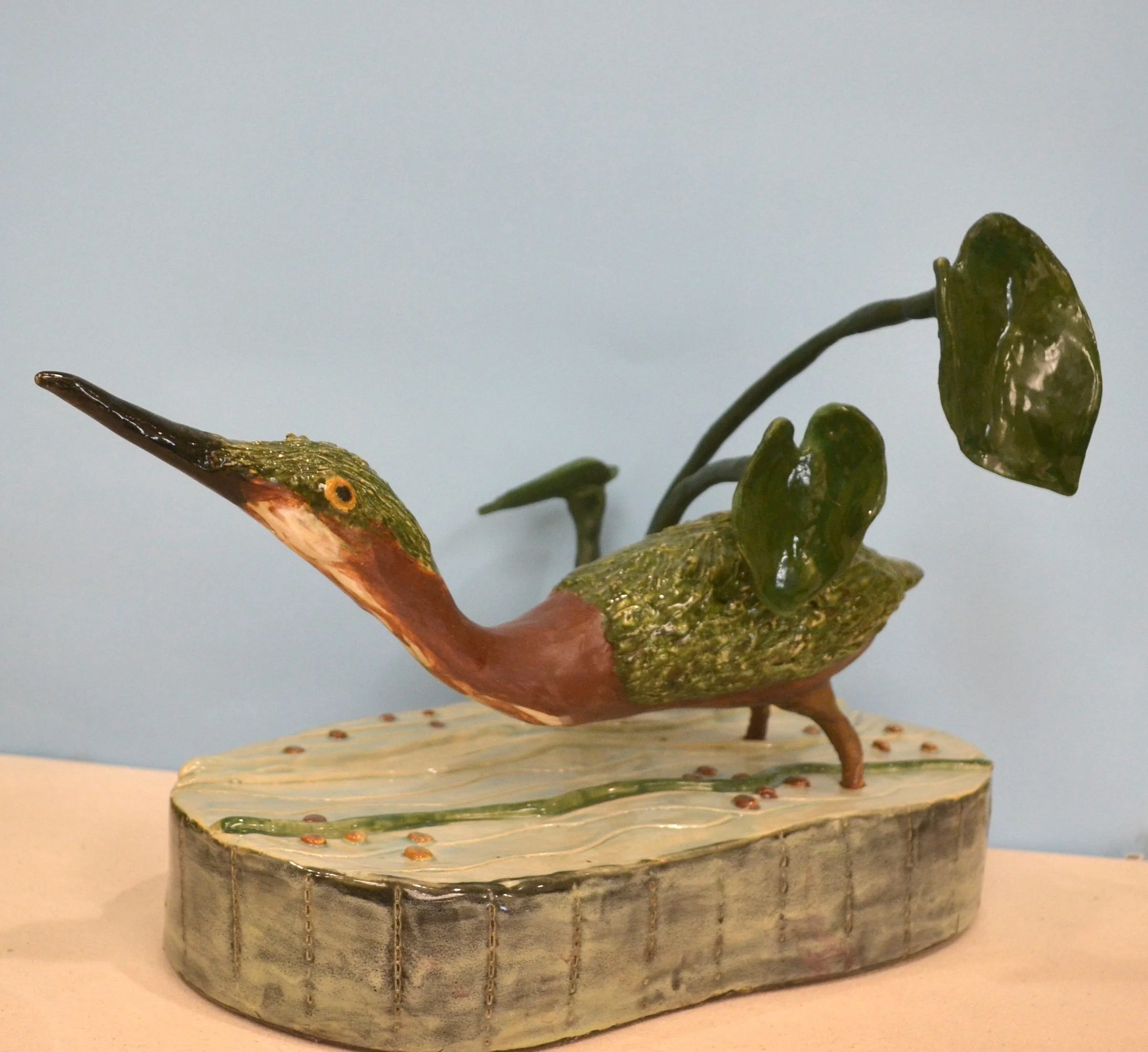 Green Heron
17” W x 10.5” H     