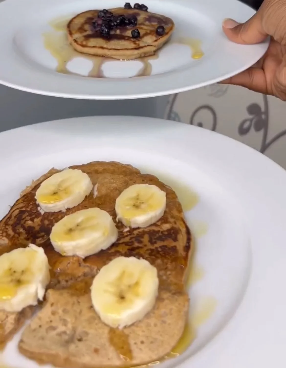 Vegan Oat pancakes &amp; Spelt pancakes 