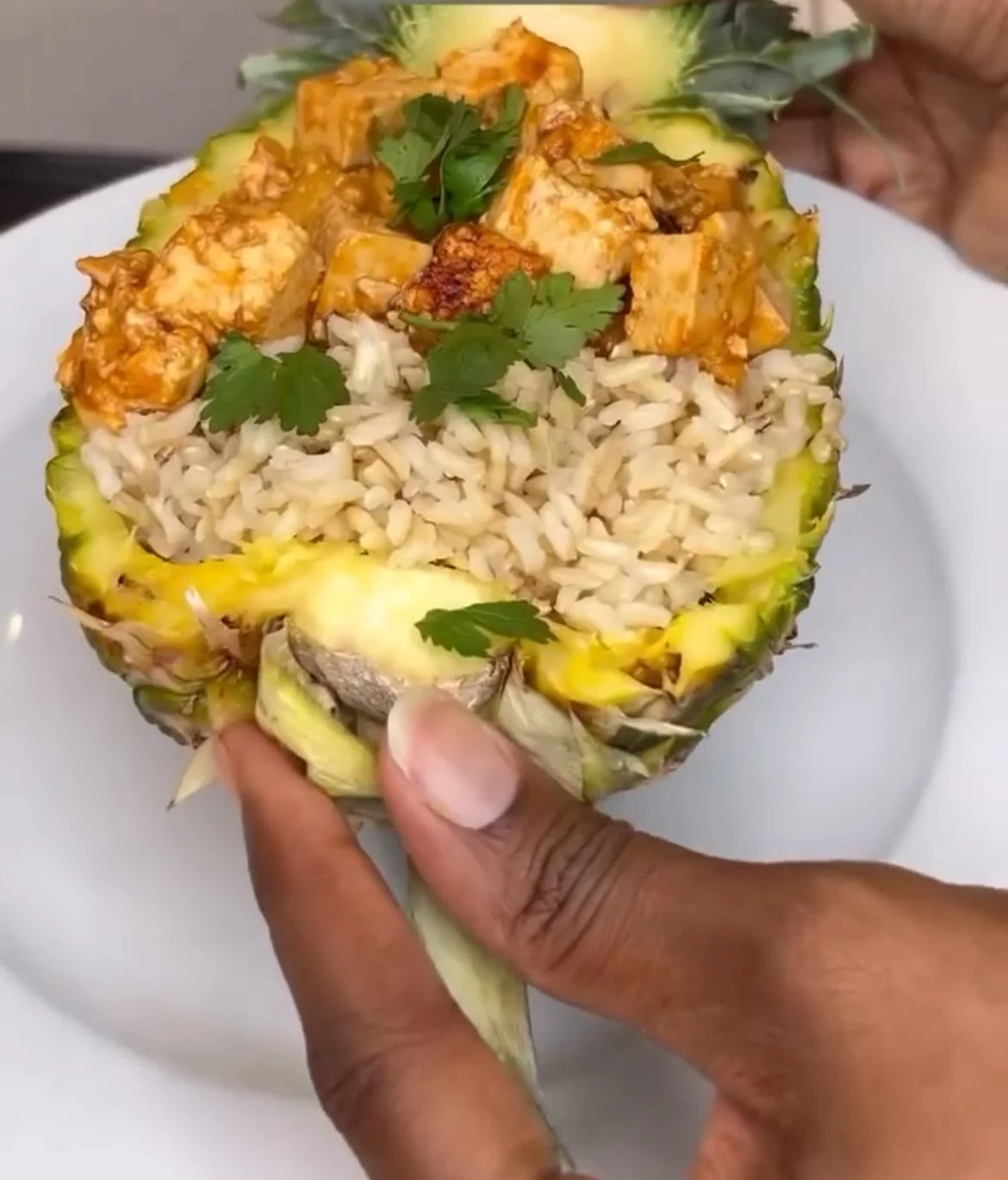 Teriyaki Pineapple Tofu