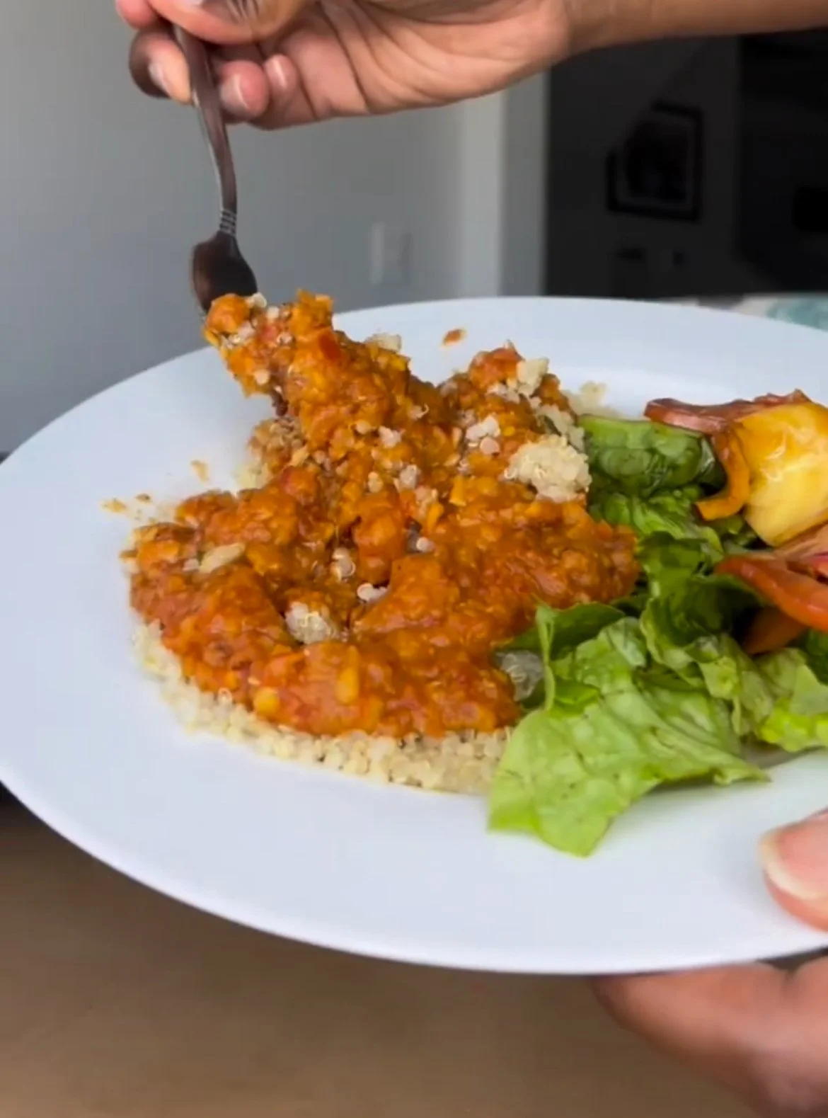 Untraditional Vegan Red Dahl