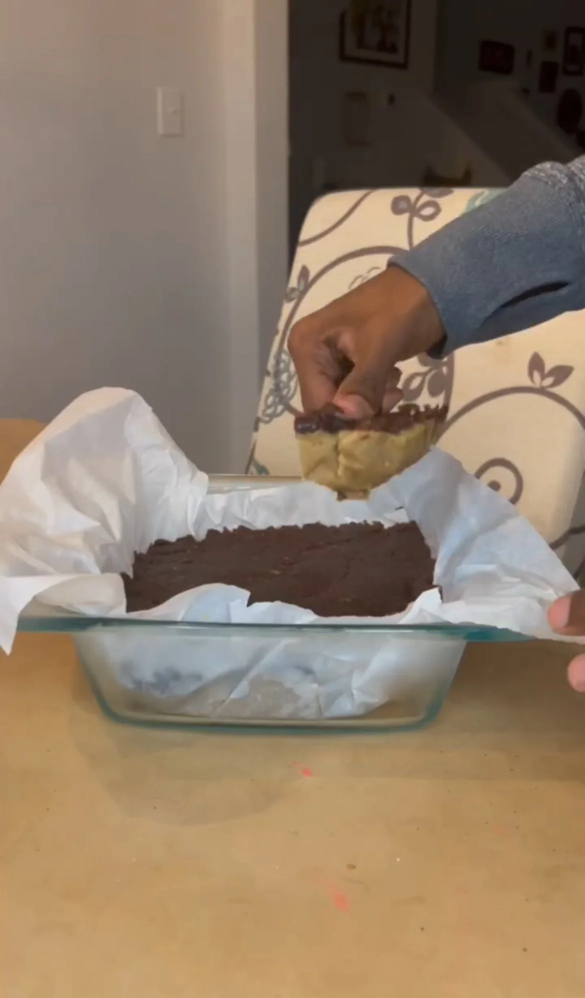 Vegan Peanut Butter Cookie bar