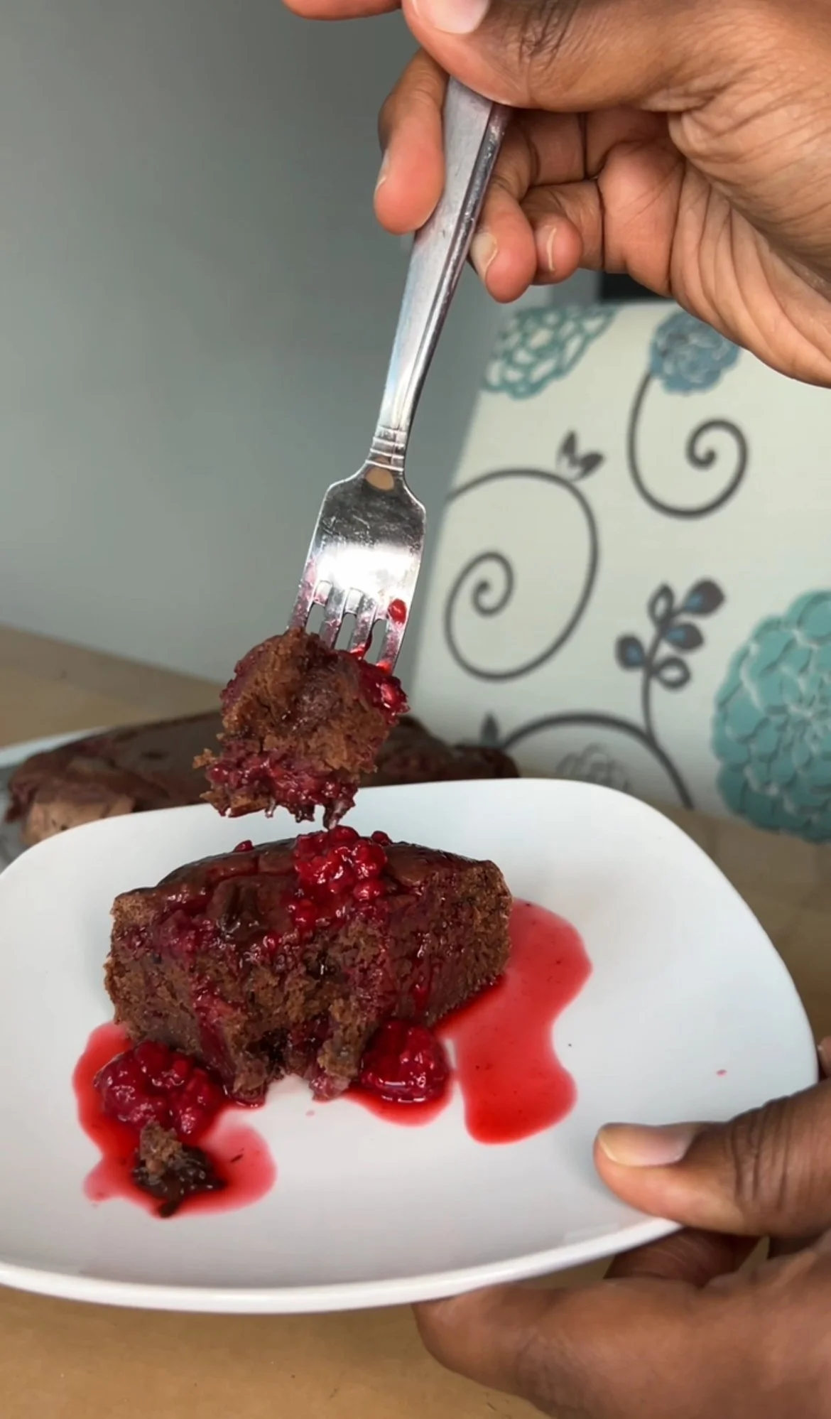 Vegan Raspberry Chocolate Cake