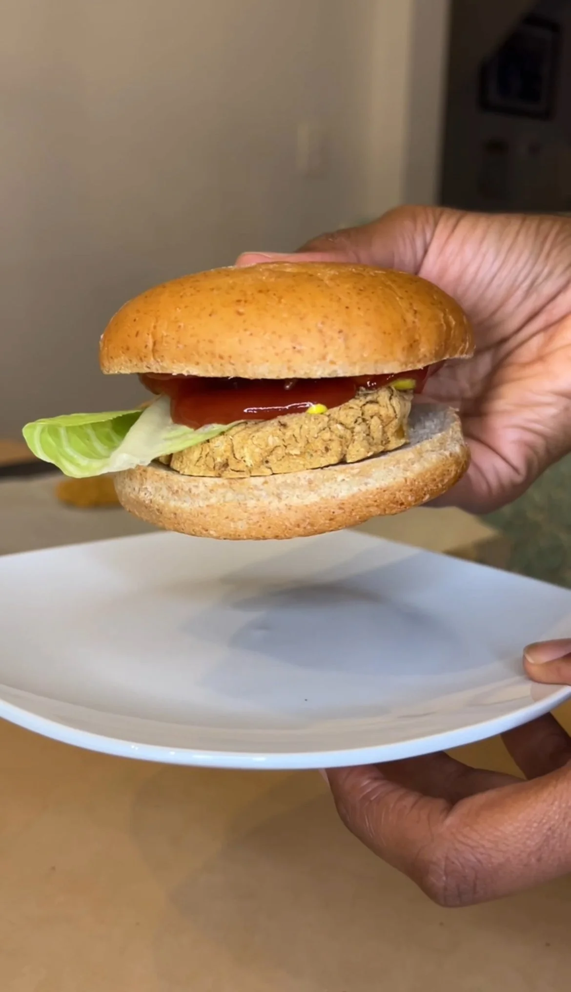 Vegan Chickpea burger
