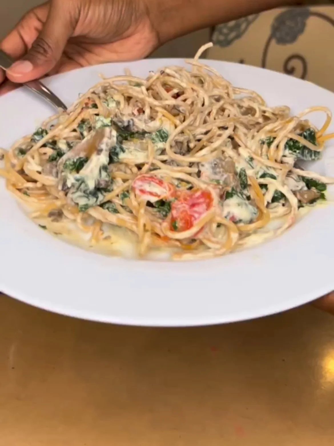 Vegan Creamy Veggie Pasta