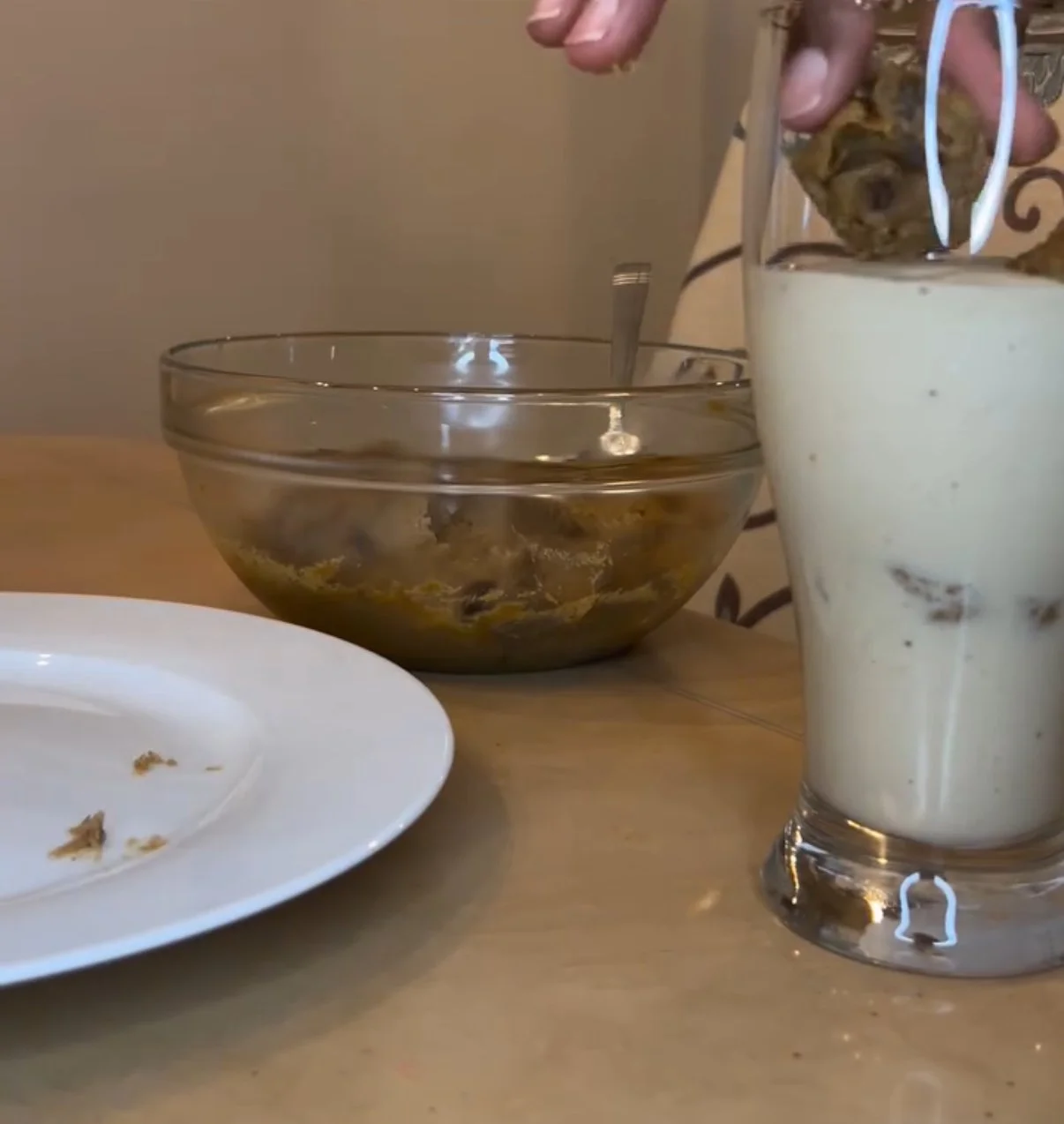 Vegan Cookie Dough Milkshake with Nice Cream