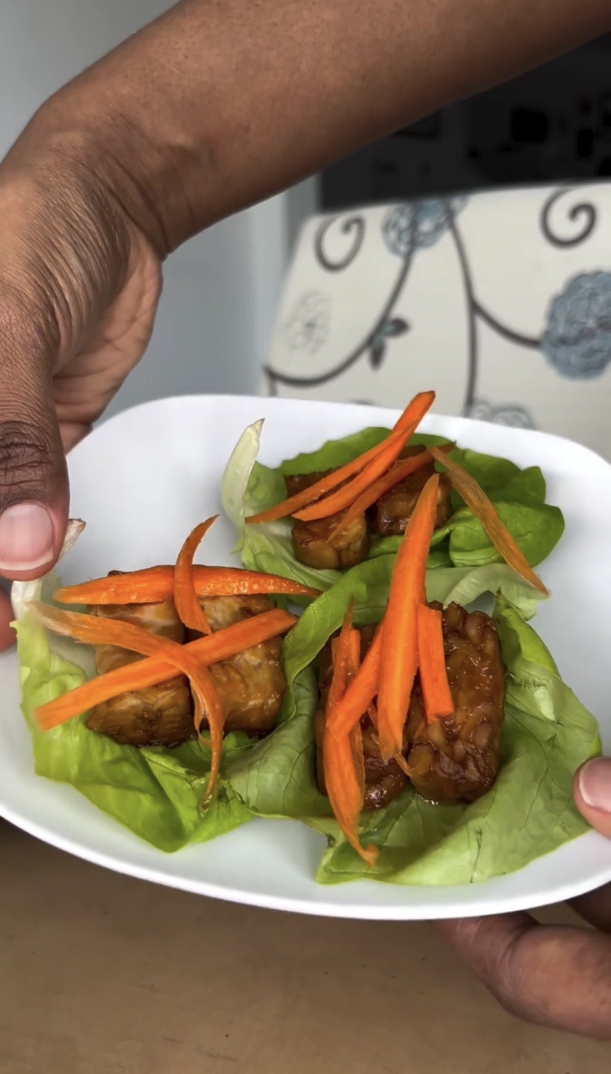 Tempeh Lettuce Wraps