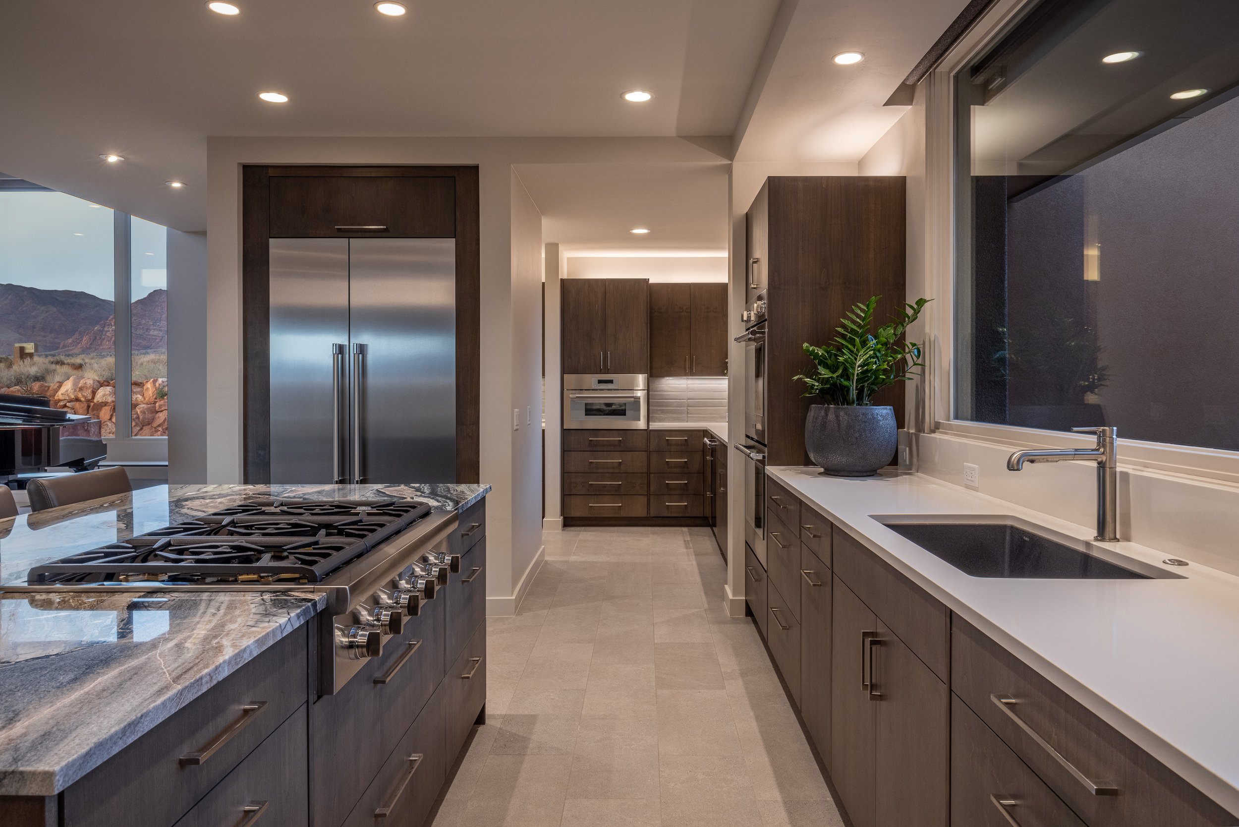 Kitchen — Custom Finish Cabinets