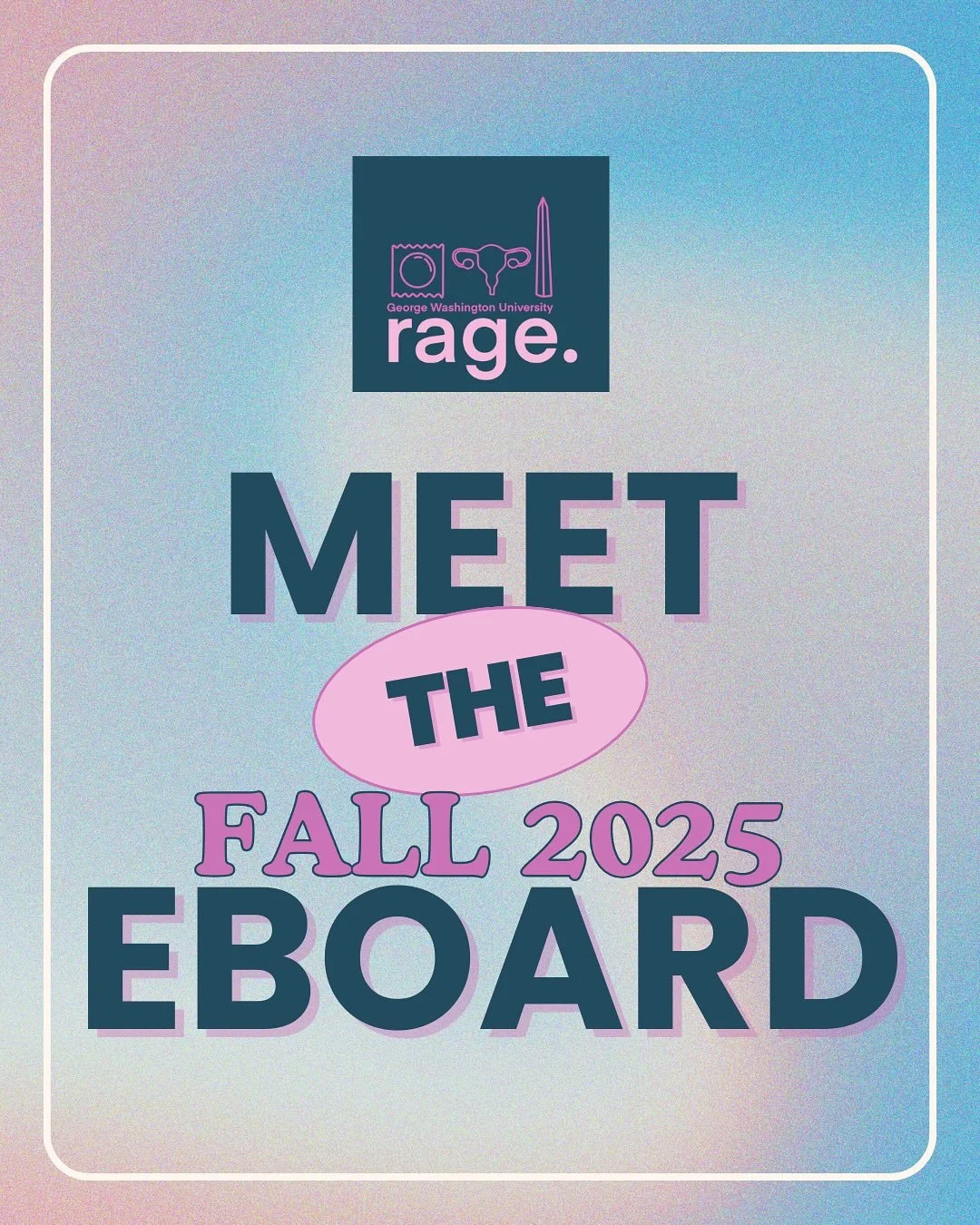 Meet the Fall 2025 EBoard!! And make sure to keep an eye out for upcoming repro events! 👀