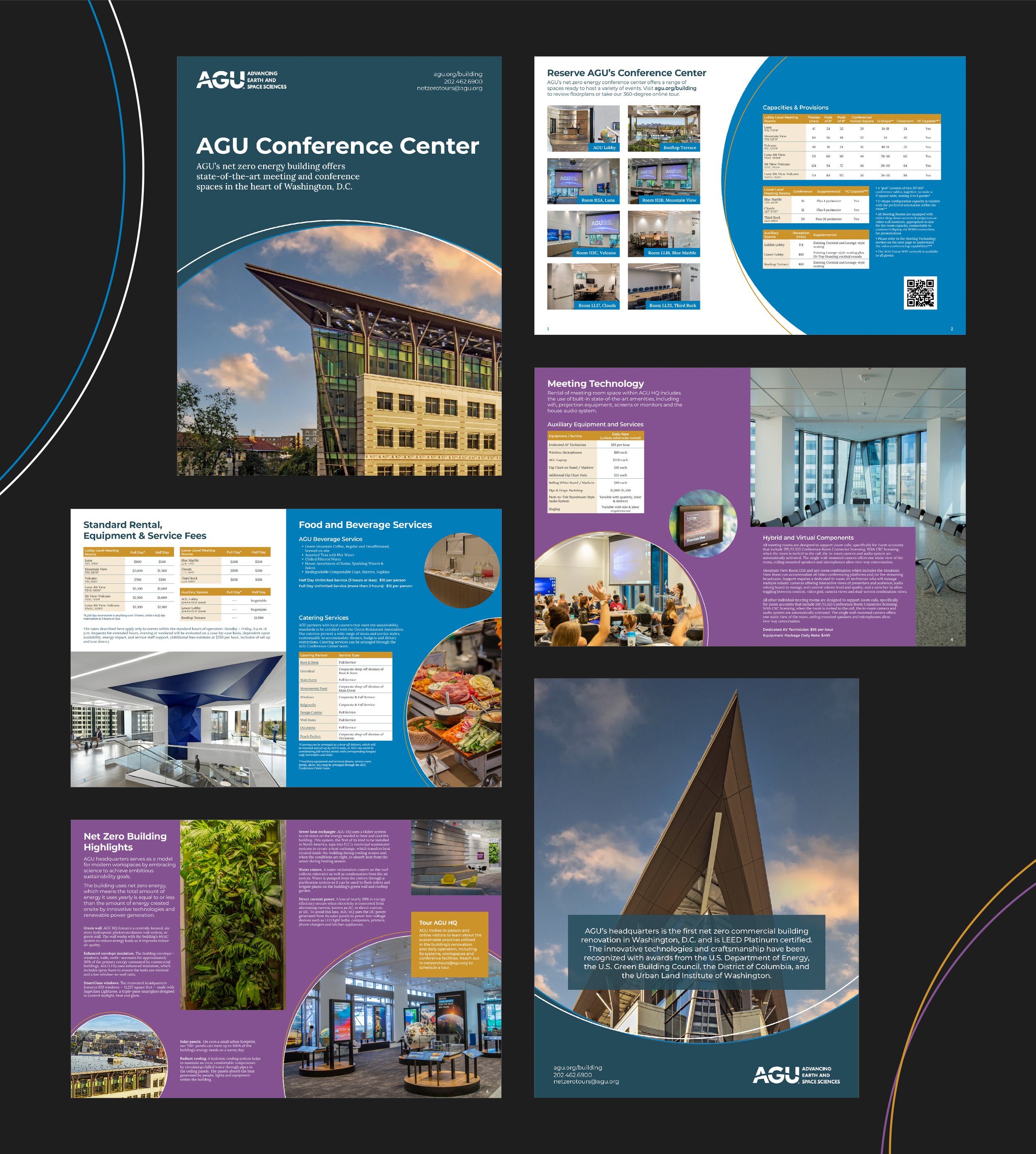 Created a digital sales brochure for a conference center in Washington, D.C.