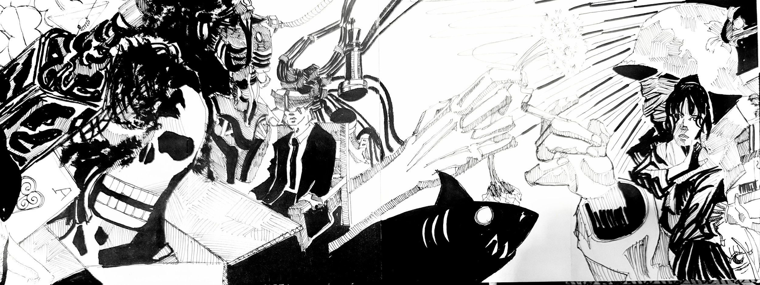 Pen and Ink Goshuincho 
2023
6.3x4.3
