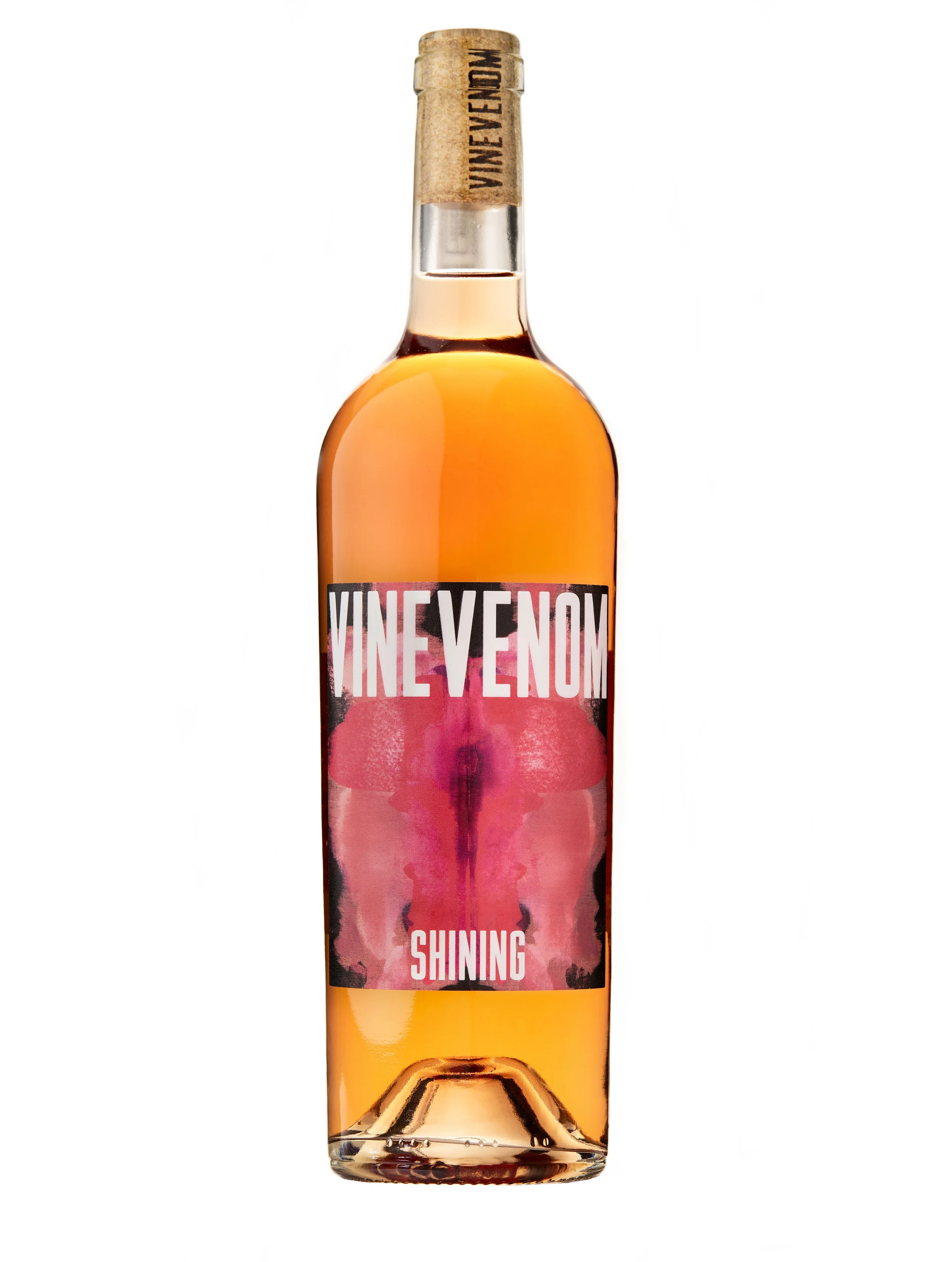 VineVenom - Shining Rosé $44.00 A 50/50 blend of Carignan and Touriga Nacional, aged under flor for 7 months in old barrels. Ellement