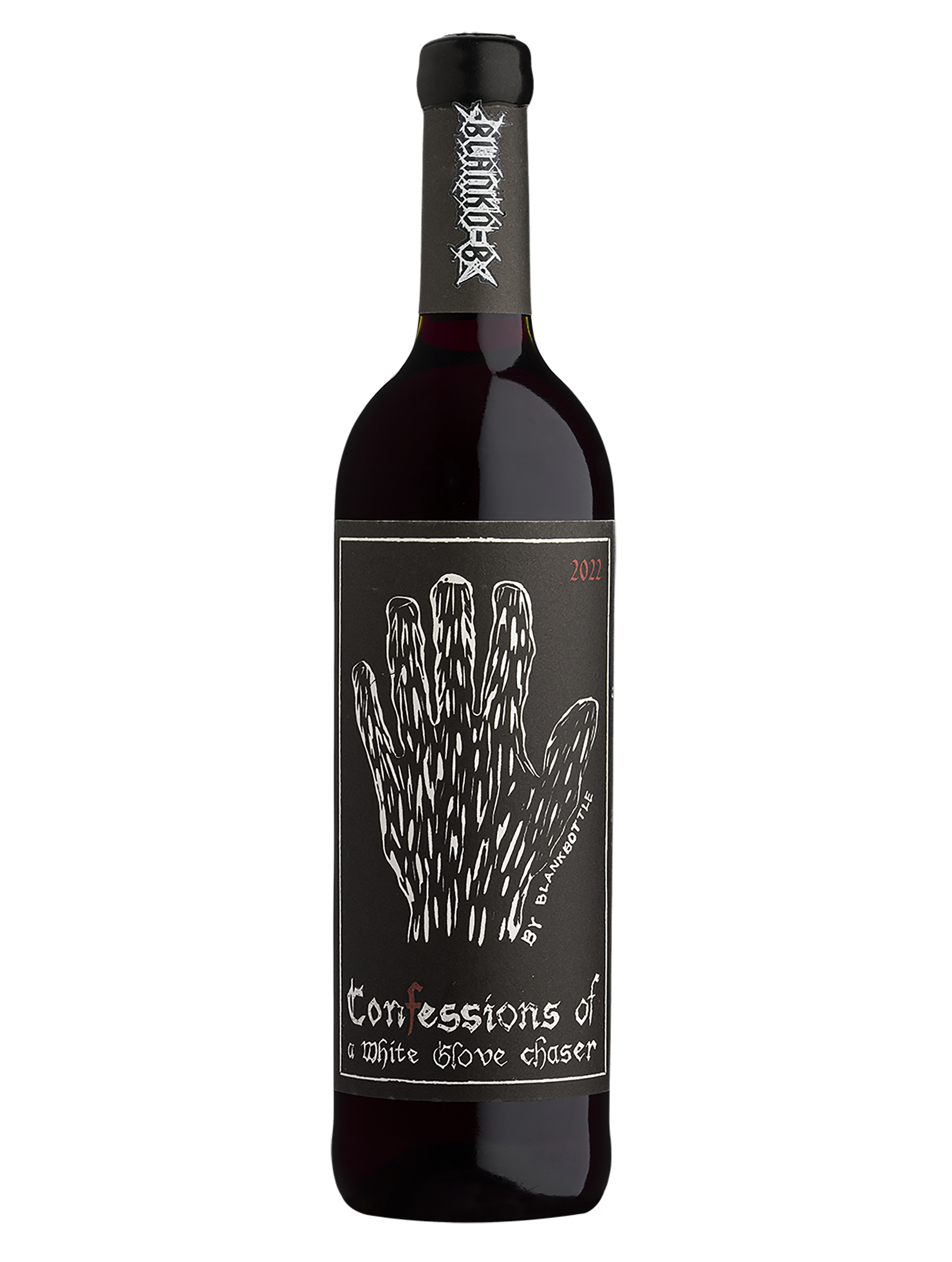 Blank Bottle - Confessions of a White Glove Chaser, Bordeaux blend Coming soon to Jones & Co.