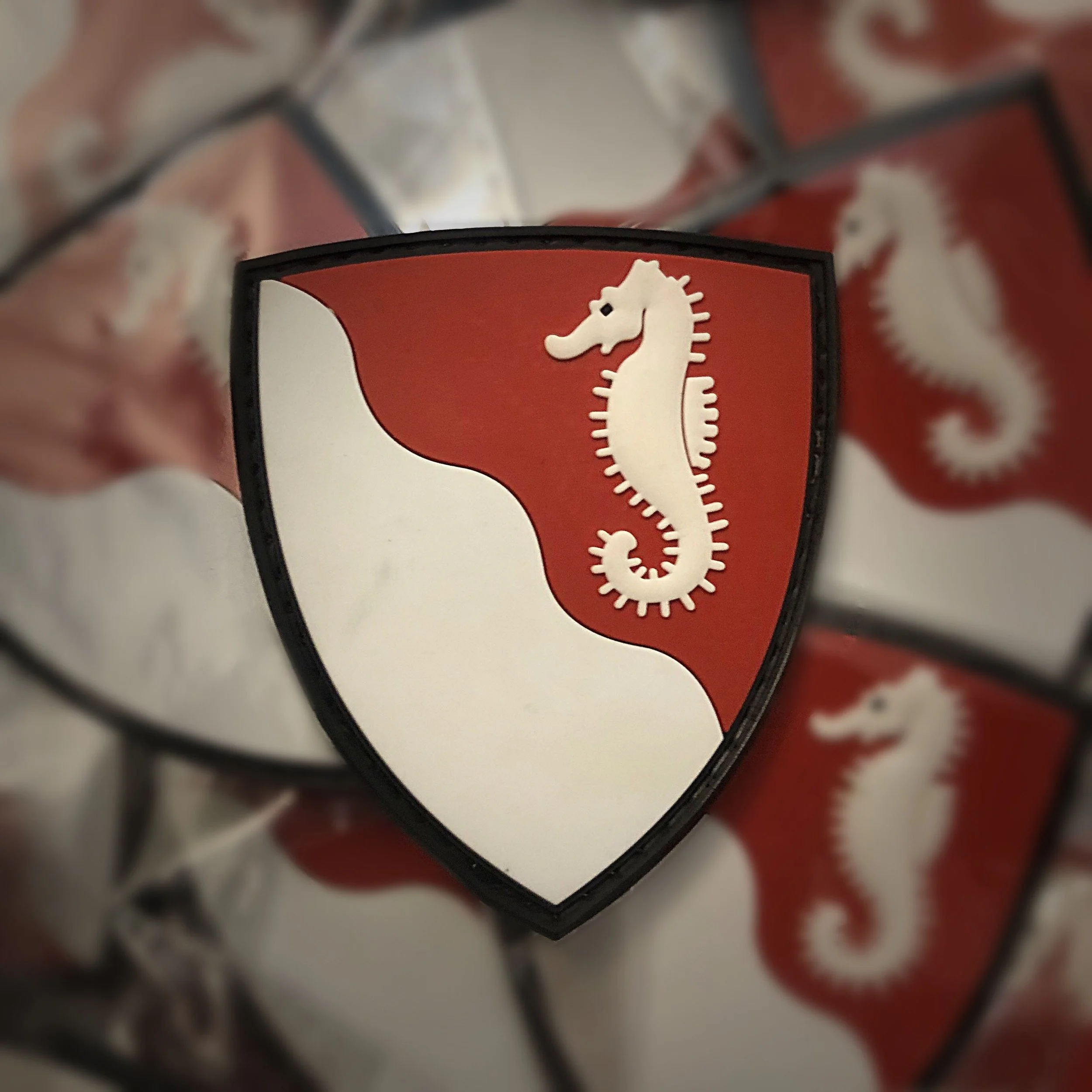 36th Engineers Seahorse PVC Patch! (Army)