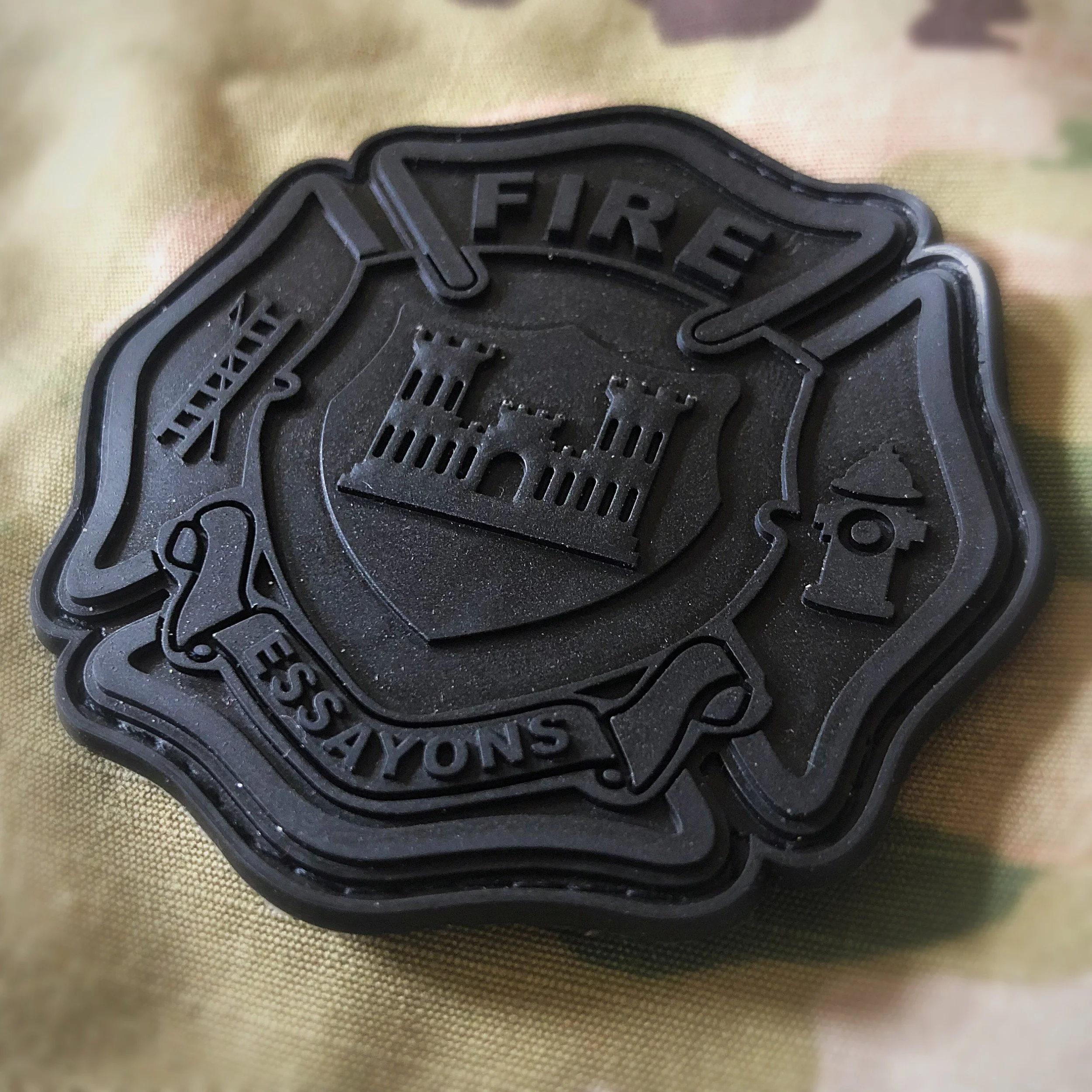 LIMITED EDITION United States Army Firefighter PVC Patch (12m)