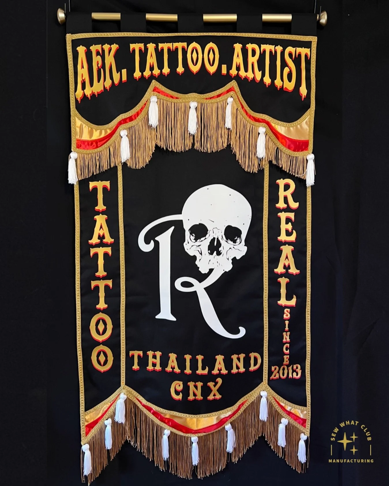 So grateful to the insanely talented @aek.tattoo.artist for trusting me to bring his vision to life. It was such a fun collab and an honor to work with. His work is next level, I can&rsquo;t wait to see this out in the world! #tattoobanner #conventio