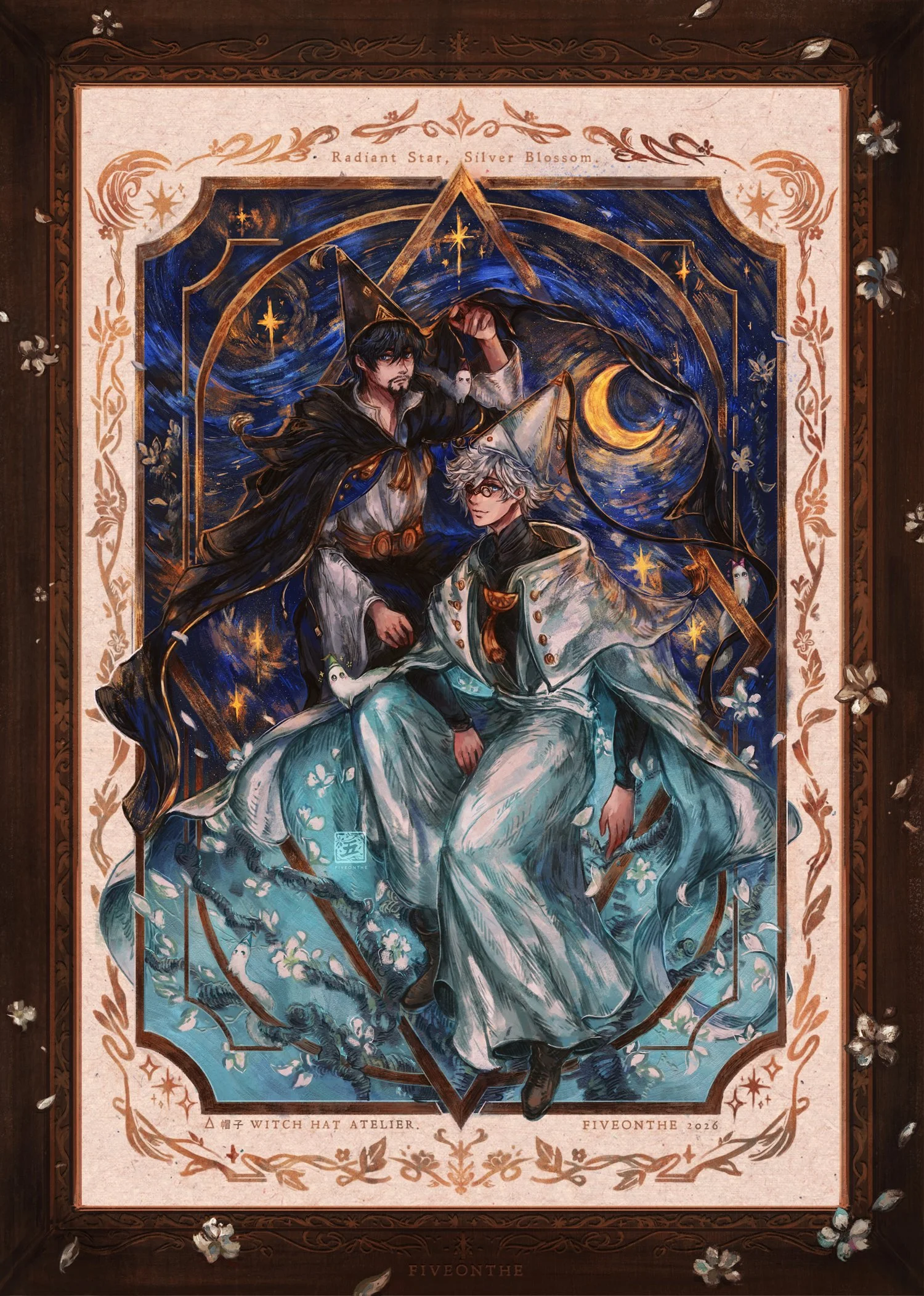 Radiant Star ✶ Silver Blossom