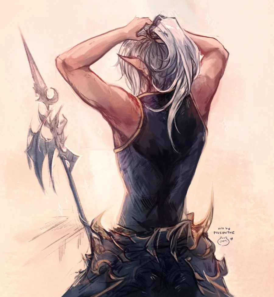 Ponytail Estinien.