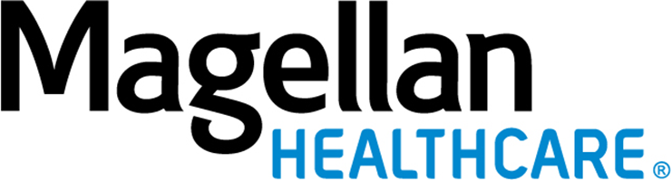 Magellan Healthcare logo with the company name in black and blue text.
