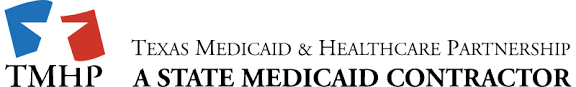 Logo for Texas Medicaid & Healthcare Partnership, a state Medicaid contractor.