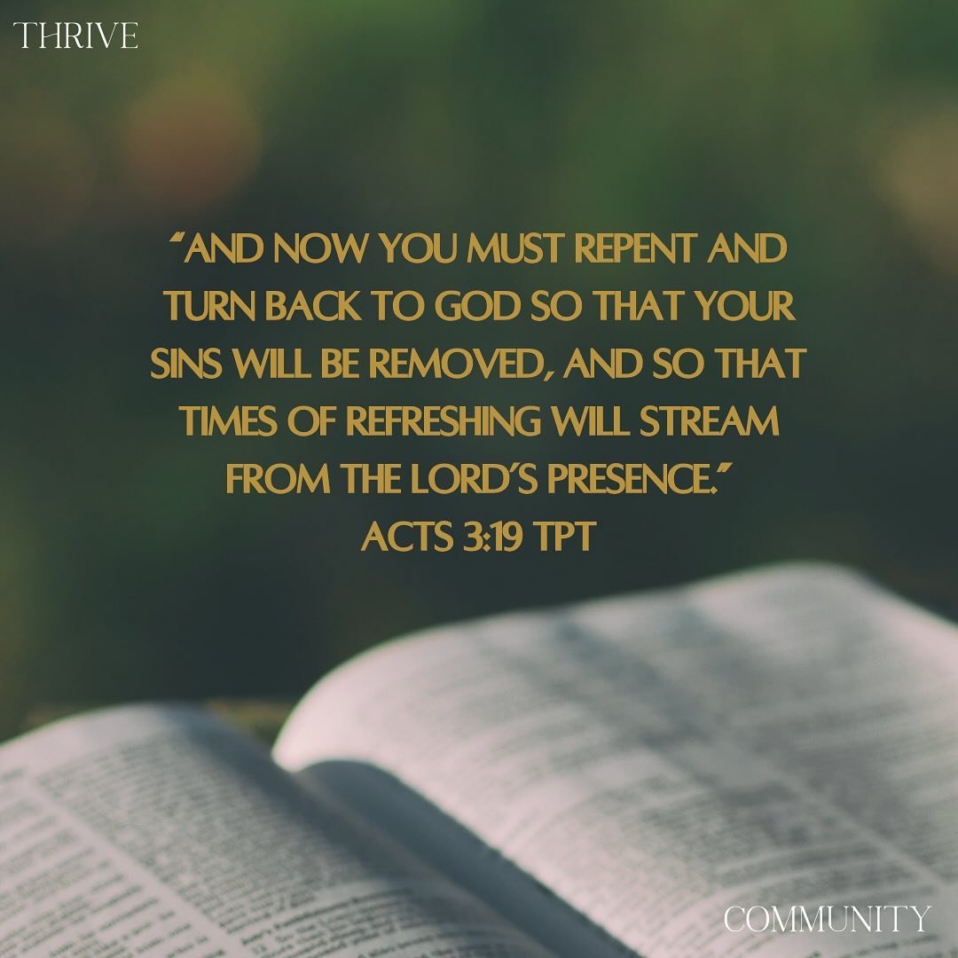 We opened our home gathering in prayer last Sunday and then the Holy Spirit started stirring hearts and we ended up praying for the rest of our time together&hellip;

A lot of what God was doing was bringing us back to places of personal and corporat