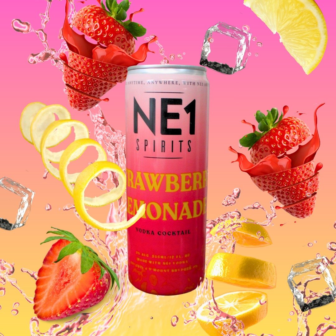 STRAWBERRY LEMONADE -NE1 Vodka Cocktail

This NE1 Vodka Cocktail brings together two very refreshing flavours. The taste of homemade lemonade combined with sweet strawberries you just picked in the field, but never made it to the basket. Strawberry l
