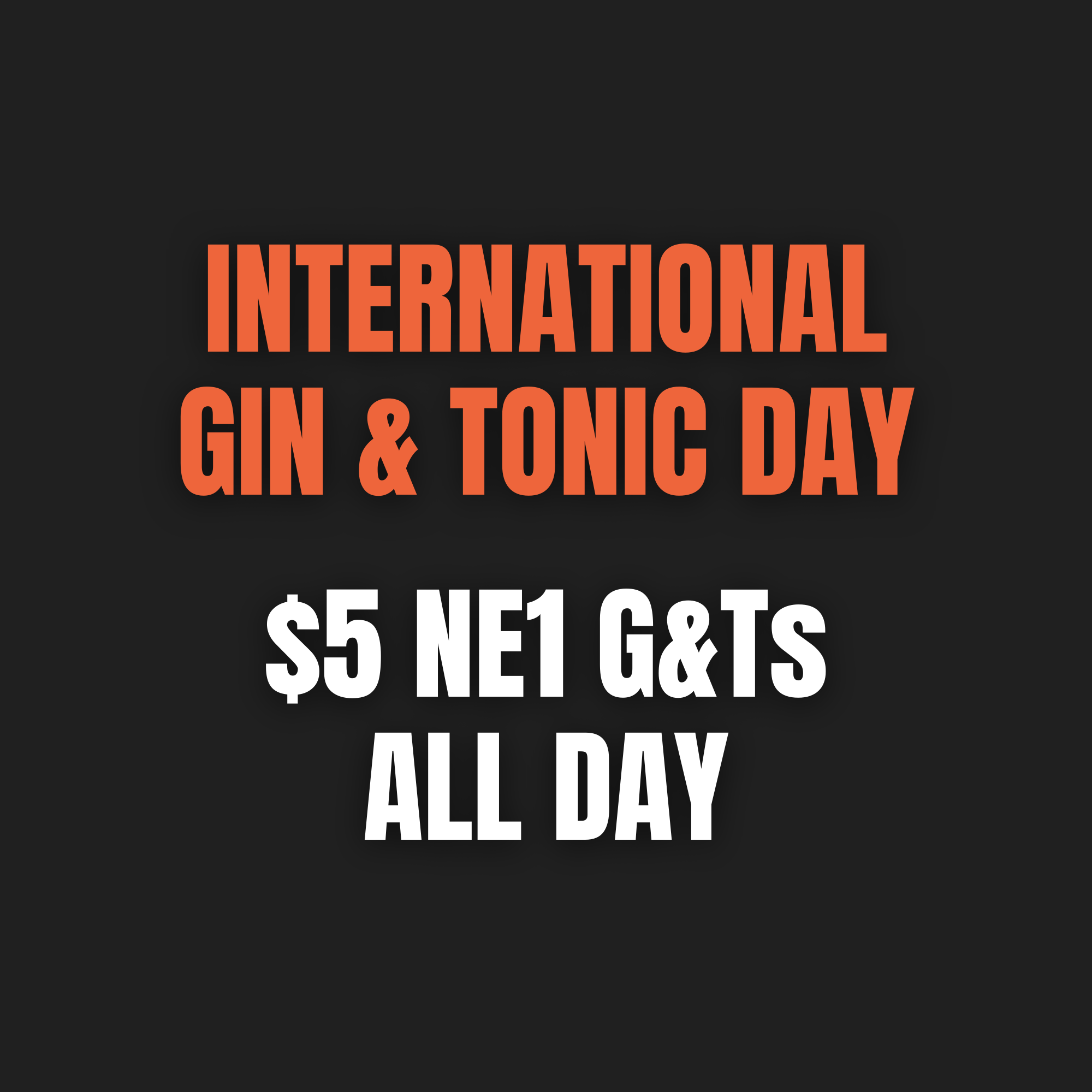 International Gin & Tonic Day