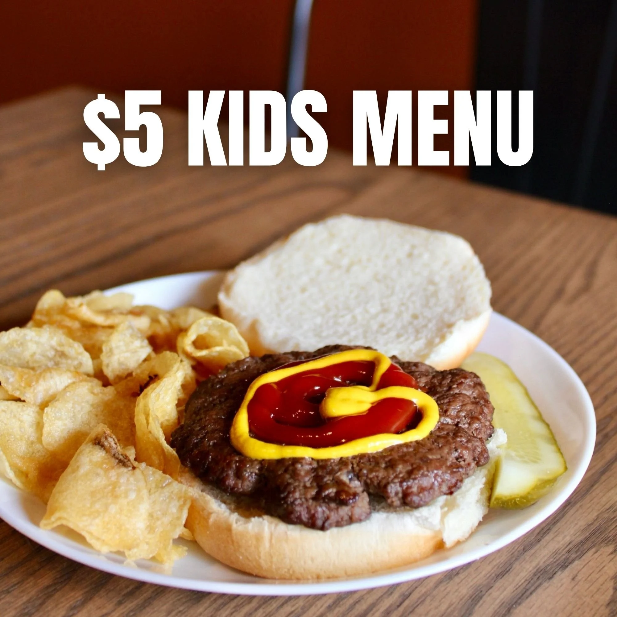 $5 Kids Menu