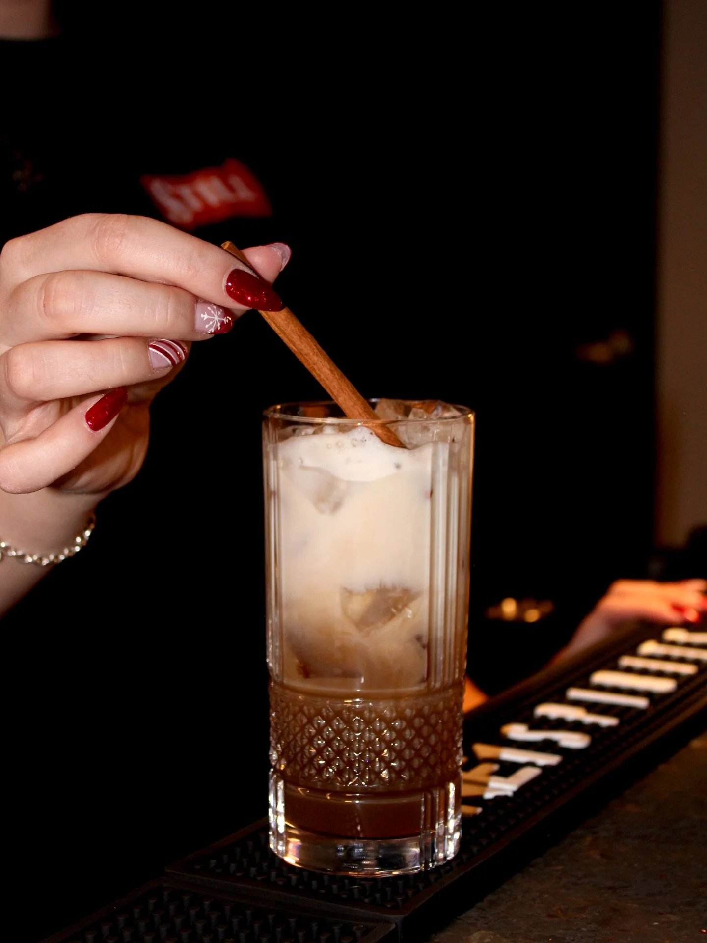 Toffee &amp; Spice ✨

Have you tried our new winter cocktails? 

This Toffee &amp; Spice cocktail is made with @ne1spirits Gold Rum with flavours of Toffee Crunch &amp; Chai Tea. The perfect cocktail for this holiday season! 

See you at The Still

#