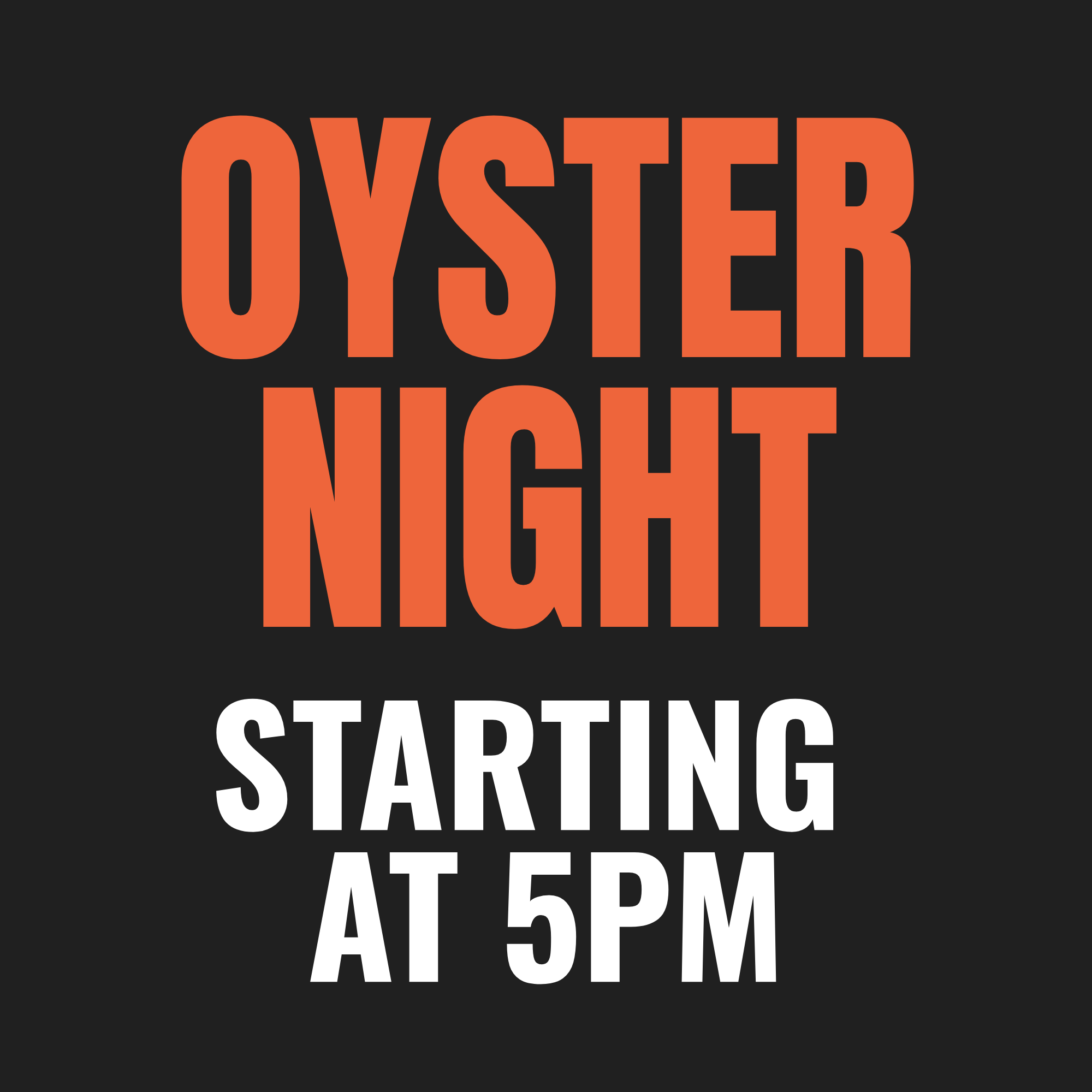 Oyster Night