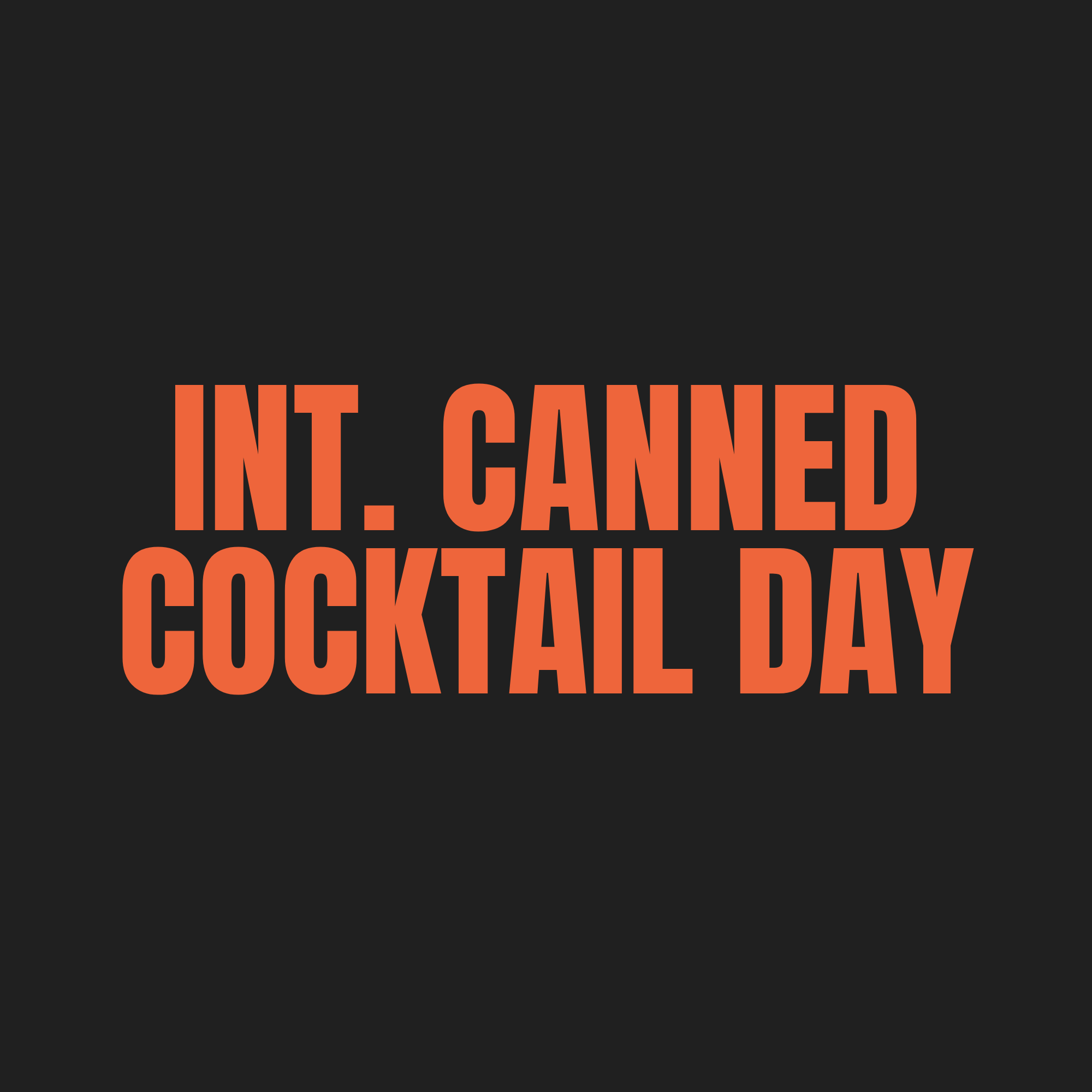 International Canned Cocktail Day