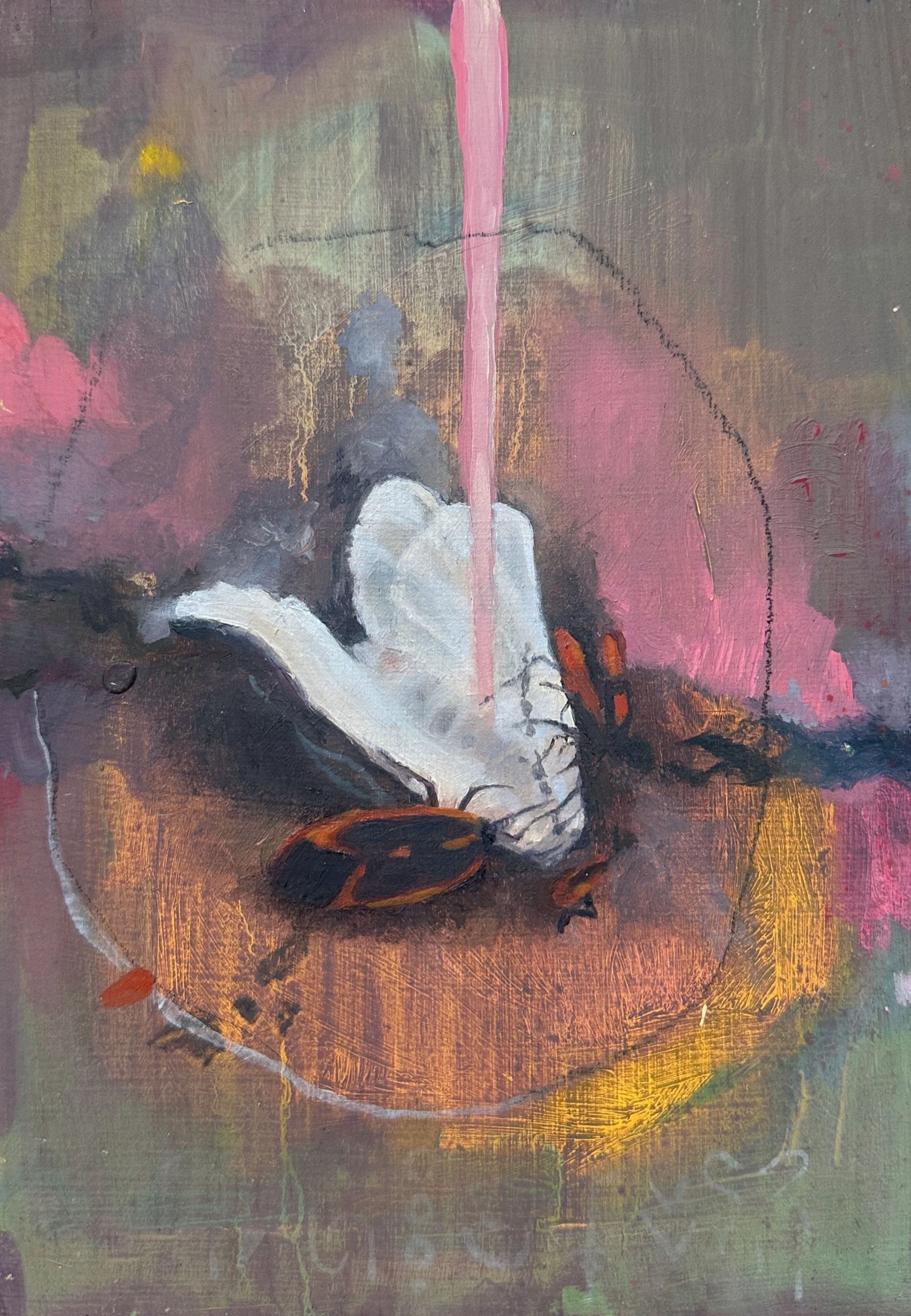 Friction
/ 7x5 inches
/ Oil paint on wood panel