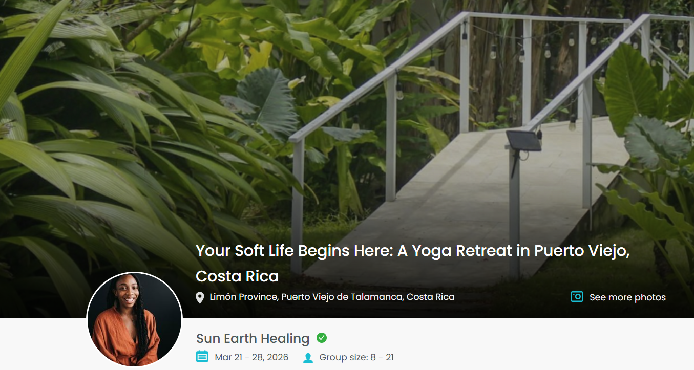 Your Soft Life Begins Here: 7-day yoga retreat in Puerto, Viejo Costa Rica