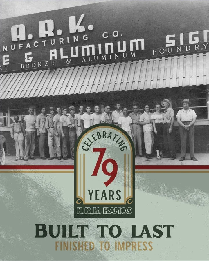Can you believe it&rsquo;s been 79 years of A.R.K. Ramos? 

What started as a small family shop has turned into something really special, decades of craftsmanship, teamwork, and pride in every project we put our name on.

We&rsquo;re so grateful for 