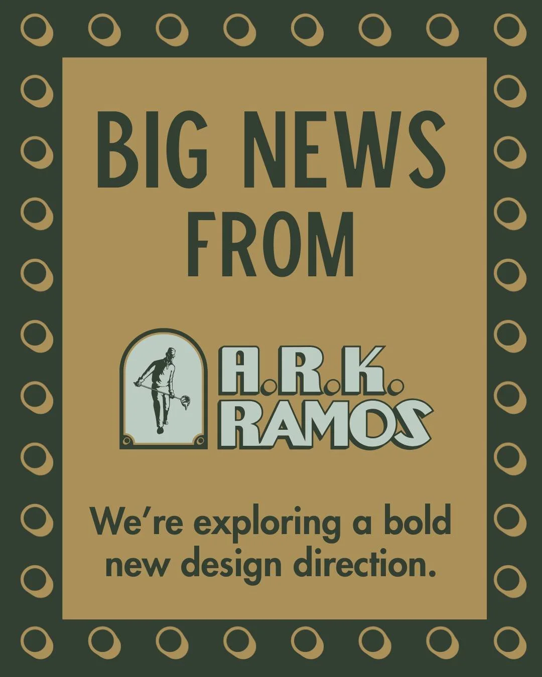 We've been thinking about font choices lately. Here's where we landed...

#ARKRamos #AprilFools #MadeToLast #Division10 #Typography #CastBronze