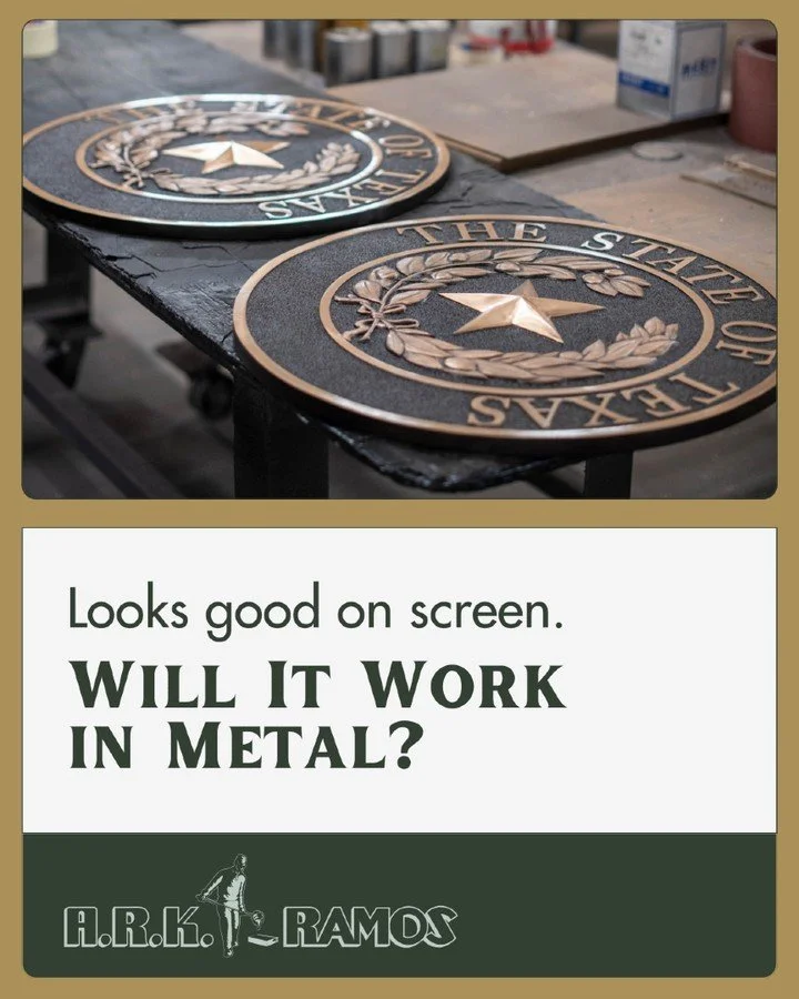 What appears flawless on screen can fail entirely when cast in metal. 

A.R.K. Ramos reviews every design before fabrication begins to catch problems that only become visible in the actual material, not the digital version.

#ARKRamos #ScreenVSMetal 