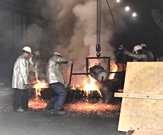 our foundry team plays a vital role in crafting high-quality, American-made signage