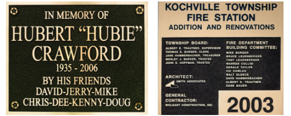 mounted plaques by A.R.K. Ramos