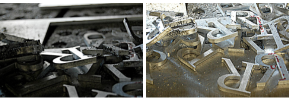 Handmade Letters Metal