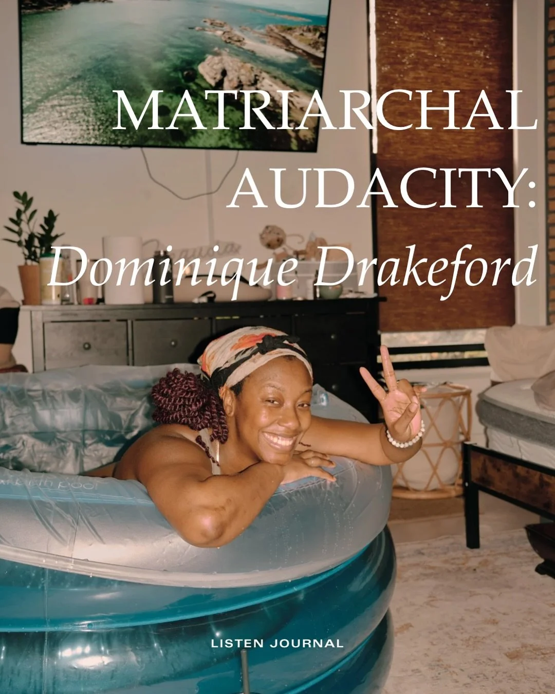 Our first &ldquo;On Motherhood&rdquo; online story is live 🧚🏽 

Dominique Drakeford opens the series with &ldquo;Matriarchal Audacity&rdquo; - a powerful reflection on what it means to be a true matriarch and the impact of standing firm in your bir